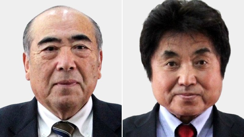 （左から）佐久間章氏、本吉正和氏