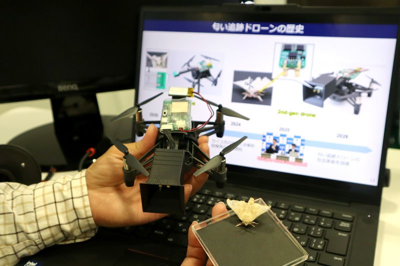 最先端ドローン一堂に　防災・インフラ点検で新技術　幕張メッセ