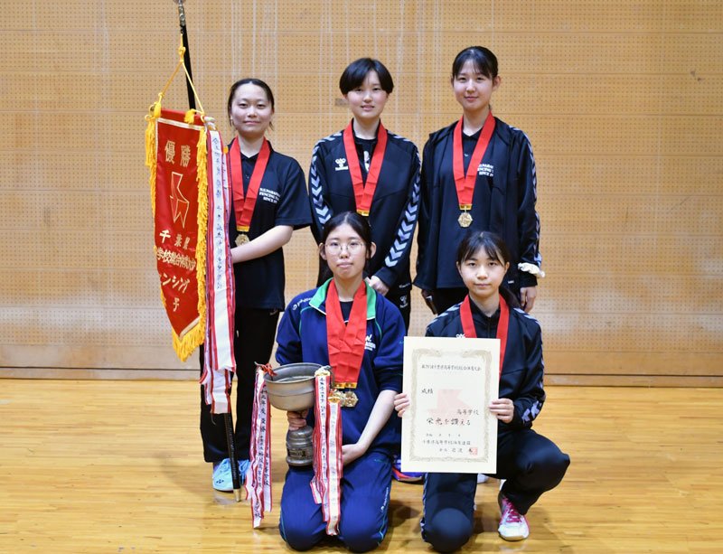 息詰まる激戦制す　女子Ｖの日大習志野　フェンシング　千葉県高校総体