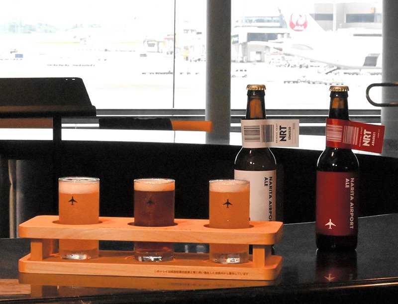 搭乗前に地ビール飲み比べ　専門カフェオープン　成田空港