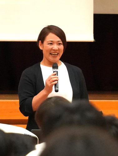 歴史と伝統胸に未来へ　旭市立飯岡中　創立７０周年式典
