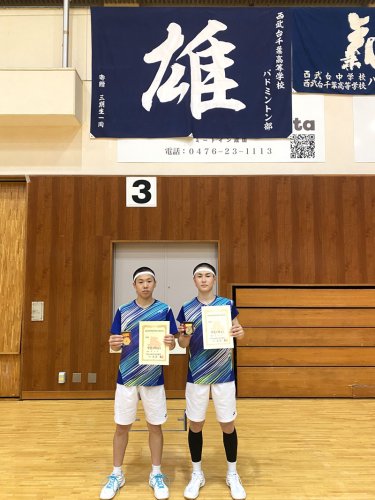 西武台男女Ｖ　バドミントン　千葉県高校総体
