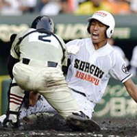 終盤反撃届かず　早川２本塁打に泣く　第９８回全国高校野球選手権大会　第１２日
