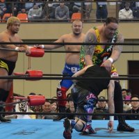 元横綱のプロレス熱気　曙さん、香取の応援大使に