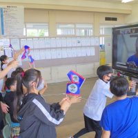 キャンプ中止でネット交流　横芝光・小中生　ベリーズ選手の活躍願う