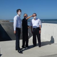 熊谷千葉県知事、長生地域視察　「有効な土地活用が課題」　４町村説明、意見交換