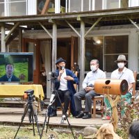 コロナ後の暮らし語る　「大収穫祭」で熊谷知事ら　加藤登紀子さんライブも　鴨川自然王国