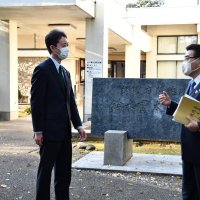 熊谷知事、野田市長と意見交換　再建支援に前向き　台風被災の鈴木貫太郎記念館