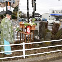 江戸時代の道標保存へ　水戸街道、成田街道の分岐点　我孫子、住民ら整備着手