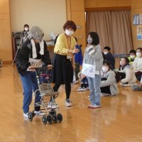「笑顔で優しい言葉を」　認知症サポーター講座　長生村立八積小