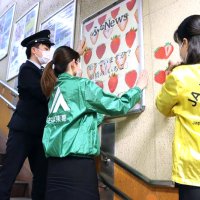 船橋のイチゴ味わって　西船橋駅とイベントＰＲ　【ちばＪＡだより】