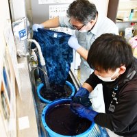 藍染めＴシャツ制作　５月初開催　マラソン大会参加者用　神崎