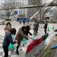 ひろえば街を好きになる　千葉市、９１人が清掃活動