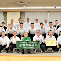 快進撃市船「一層飛躍を」　春県２８年ぶりＶで関東大会　市長ら野球部員にエール