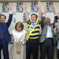 「共生社会へ全力」　後継者育成にも意欲　松戸市長選本郷谷氏４選