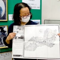 睦沢の戦争痕跡俯瞰　町歴史民俗資料館がマップ　３５カ所収録、源平合戦ゆかりの地も