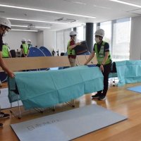 職員対象に防災訓練　避難所開設手順など確認　旭市