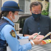 茂原署が総当たり作戦　緑ケ丘地区　高齢７００世帯訪問、対策訴え