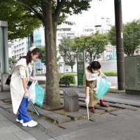 「ひろ街」で千葉市清掃　ポートアンバサダーも活躍