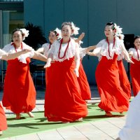 フラダンス優雅に披露　九十九里　３年ぶり祭典、２２０人参加