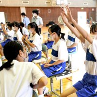ゲーム通し障害理解　パラメダリストが講義　成田市立遠山中