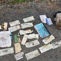 タイムカプセルに入っていた学級通信や手紙
