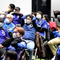 声援も敗戦に落胆　千葉市でＰＶ　サッカーＷ杯カタール大会