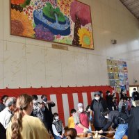 統廃合危機越え１５０周年　節目祝う手形アート披露　印西・船穂小で記念式典