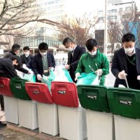 「ひろう」体験通じて「すてない」気持ちを　千葉市で１０３人清掃活動
