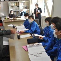 茂原ロータリークラブが出前授業　白子中、職業意識向上へ