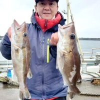 飯岡沖でゲットしたアラ（写真は「清勝丸」提供）
