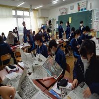 ＳＤＧｓで社会に関心　河原塚中学校（松戸市）　【ＮＩＥ報告　千葉県内実践校の取り組み】（１４）