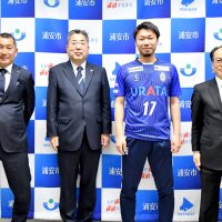 「浦安の名を全国に」　ブリオベッカ、市長に活躍誓う　ＪＦＬ１２日開幕