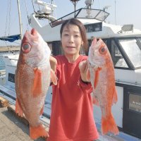 飯岡沖でゲットしたアカムツ（写真は「清勝丸」提供）