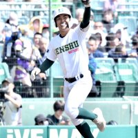 魅せた吉田一振り　専大松戸　【第９５回選抜高校野球大会】