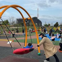 誰でも楽しく外遊びを！！　インクルーシブ広場オープン　市原市　上総更級公園　さまざまな世代の交流の場に