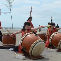 「関東一早い」海開き式　九十九里町、４年ぶり