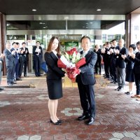 「既成市街地に再投資」　井崎市長６期目初登庁　流山