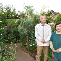 和洋庭園肌で感じて　佐倉・羽根井さん夫婦　２７、２８日にチャリティー公開