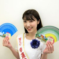サマージャンボＰＲ　宝くじの女神来社