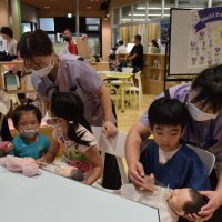 「病院まつり」親子に笑顔　旭　子どもら医療の仕事体験