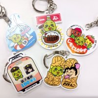 ガチャで販売されるコラボキーホルダー