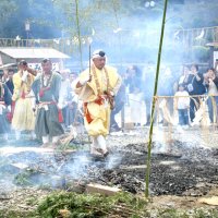 願い込め火渡り修行　成田山新勝寺で参拝客５５０人