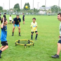 スポーツの秋到来！　多彩な競技　親子ら体験　睦沢でイベント　１５のプログラム、汗流す