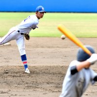 西武台千葉―姉崎　好投した西武台千葉の有川＝県総合ＳＣ
