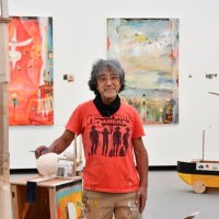 世界的絵本原画など３００点　千葉市美企画展　荒井良二さん魅力迫る
