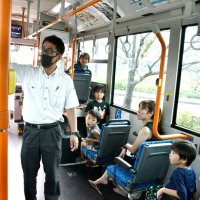 路線バス利用して　町民向け乗り方教室　多古