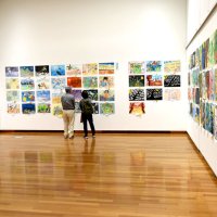 伸びやか表現、１２７２作品　佐倉市美　児童生徒の図画書写展