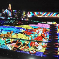 東京ドイツ村、イルミネーション開幕　カラフル「光の地上絵」で幻想的な夜を　今季は「ガリバー物語」題材　袖ケ浦