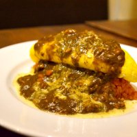 船橋の野菜をソースに使ったオムカレー